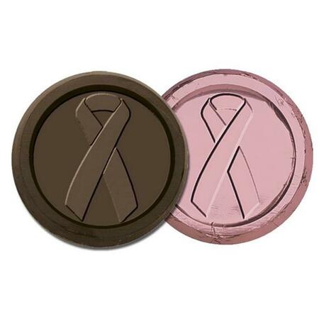 CHOCOLATE CHOCOLATE Breast Cancer Awareness Coin-Dark - Pack of 250 325000